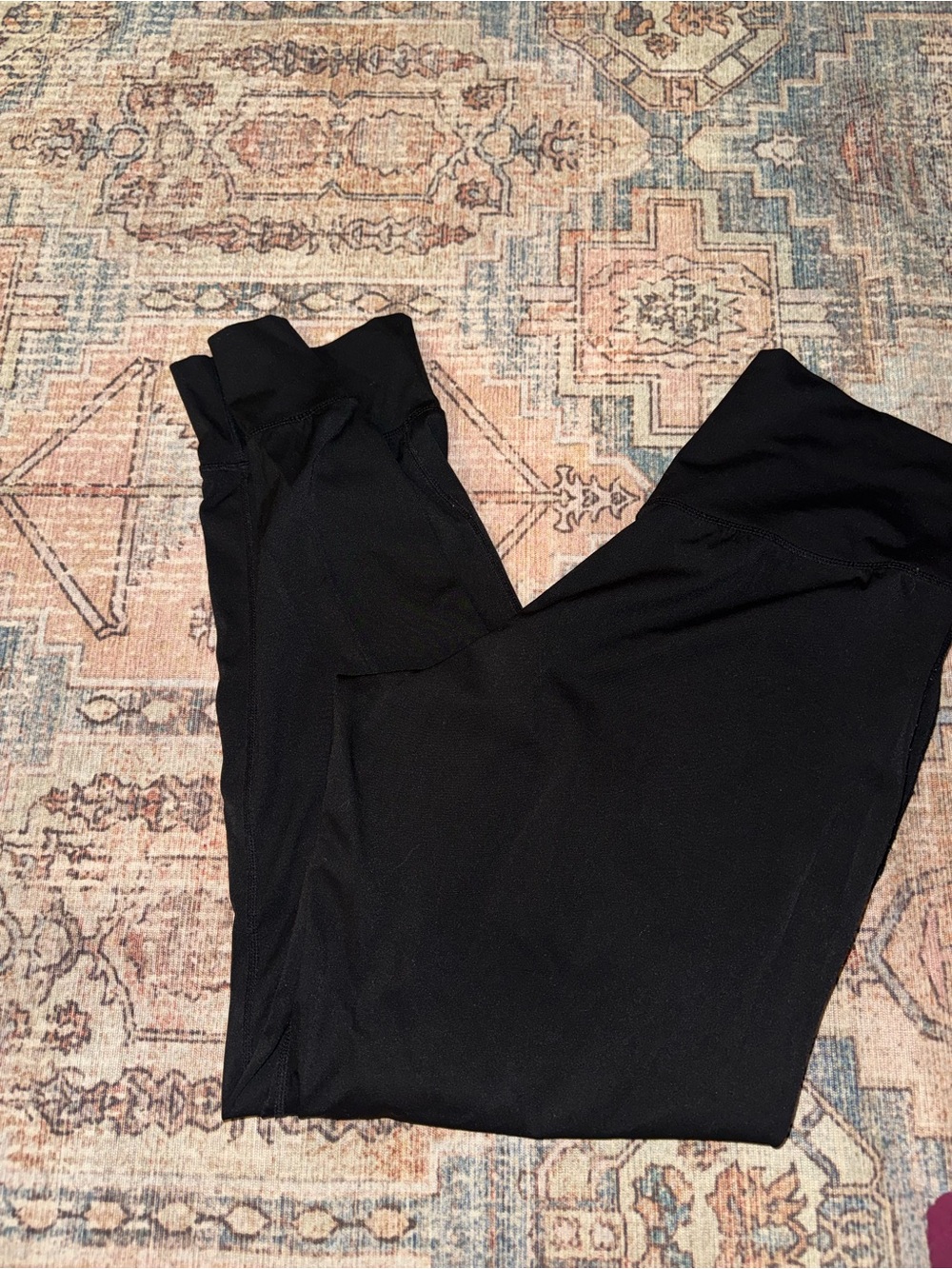 Black High-Waist Women's Active Leggings